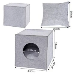 Lionto Katzenhöhle Aus Filz + Kissen - Regalhöhle Hellgrau -Catit Verkaufsgeschäft 0036ad3586b9e5b8aa1bb1f52a56e5965826010c 1657087 de DE 2b68111a4f546f7cced3383cb08d3c588e71ff66KPpA0Q