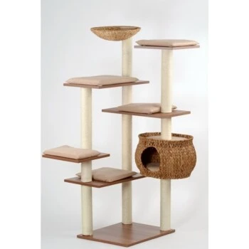 Silvio Design Katzenbaum Cosy Sky Walnuss 3 Silvio Design Katzenbaum Cosy Sky Walnuss