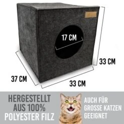 KaraLuna Katzenhöhle Aus Filz Fürs Regal Dunkelgrau -Catit Verkaufsgeschäft 37123b1035f4ec20bc7b362b991a6d4929a252ef 1407462 de DE 6d834d3c5982e86256fb065d382202243010b065yjIURw