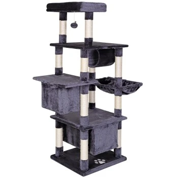 Lionto Kratzbaum, Höhe 155 Cm Dunkelgrau 5 Lionto Kratzbaum, Höhe 155 Cm Dunkelgrau – Bild 3