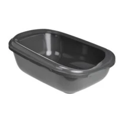 AniOne Katzentoilette Mega Tray Dunkelgrau