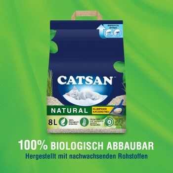 CATSAN Natural Klumpstreu 20 L 5 CATSAN Natural Klumpstreu 20 L – Bild 3